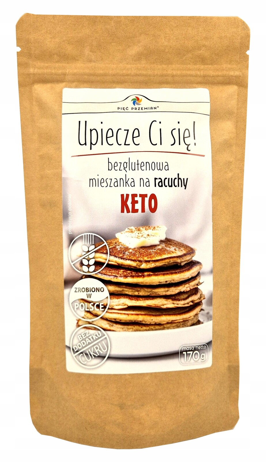 3x Směs na pečení Racuchow Bezlepková Keto 170 g PiĘĆ Przemian