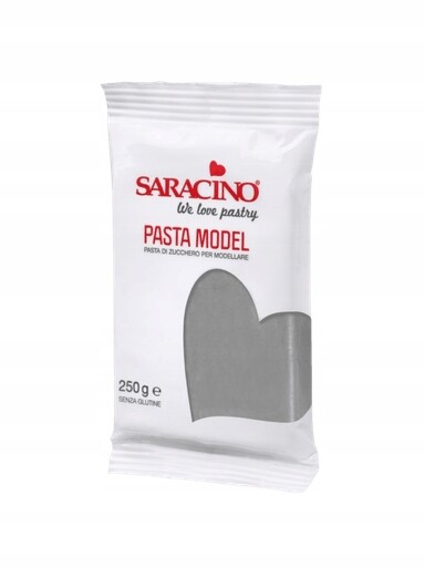 Saracino Cukrová hmota Pasta Model Grey 250 g