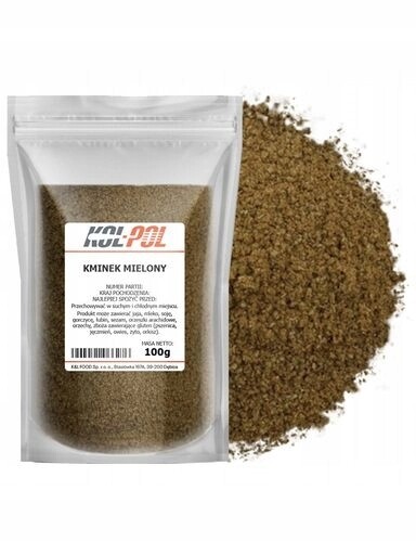 7 x Mletý Kmín 100 g Přírodní aromatické koření, vysoká kvalita