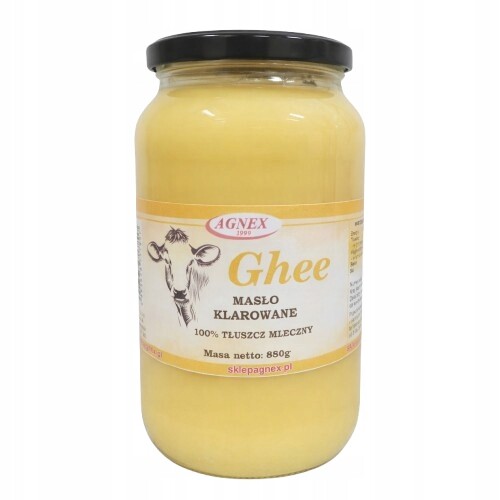 Klarované Ghee Maslo Polské Sklarované 880g 1000ml Čerstvý tuk