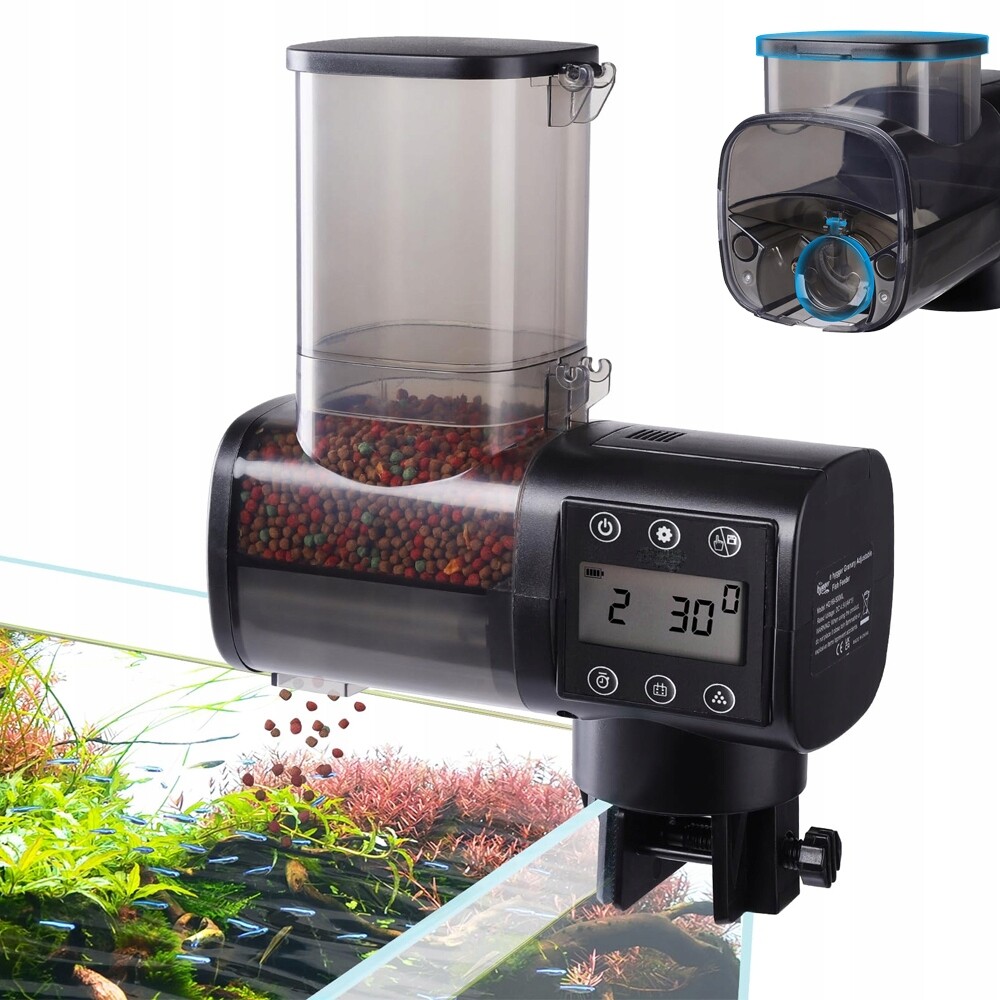 Krmítko Pro Zlaté Rybky Pro Želvy, Automatické Akvarijní Krmítko 500 ML