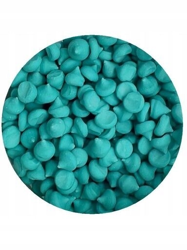 udanewypieki Dekorace Posypka mini sněhové pusinky tyrkysová 50 g