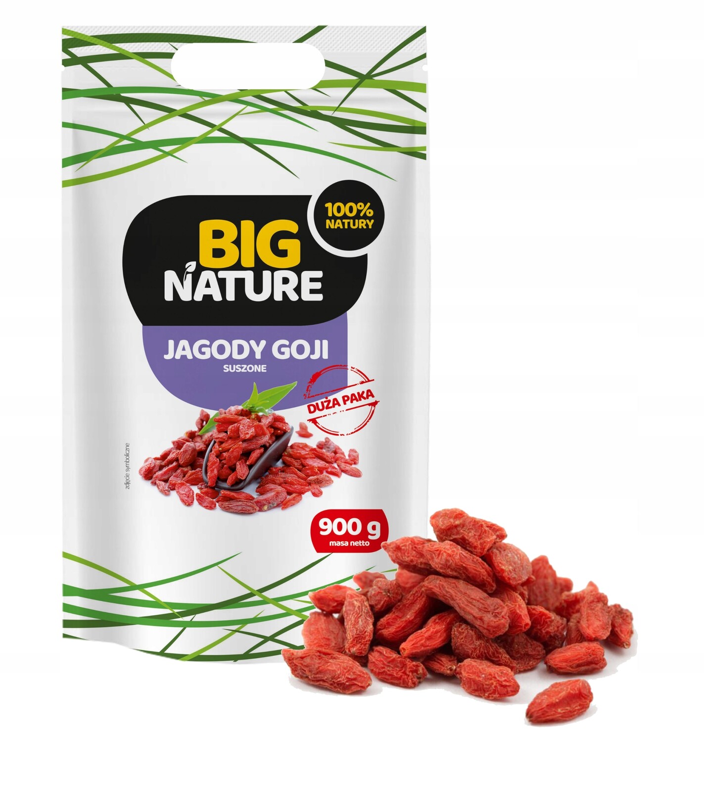 Goji Sušené 100% Přírodní 900 G Do Dezertů A Koktejlů