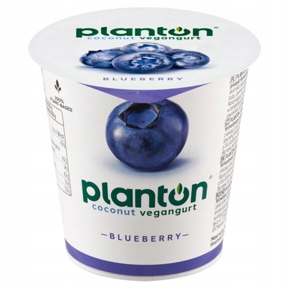 Planton Veganský kokosový jogurt s borůvkovou příchutí