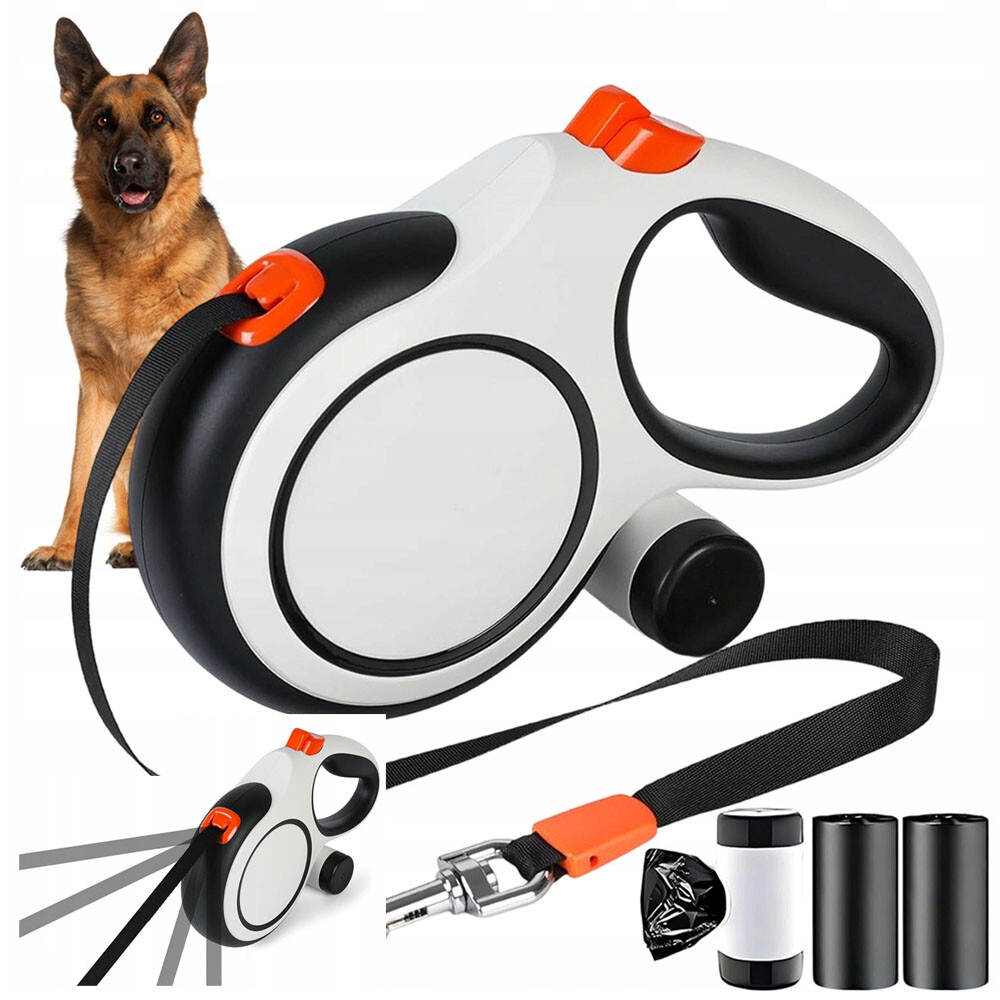 Vodítko Pro Psa Dlouhá 8 m Vodítko 52 kg Silná S Blokádou