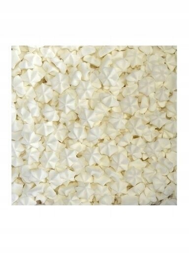 udanewypieki Dekorace Posypka mini sněhové pusinky hvězdičky bílé 40 g