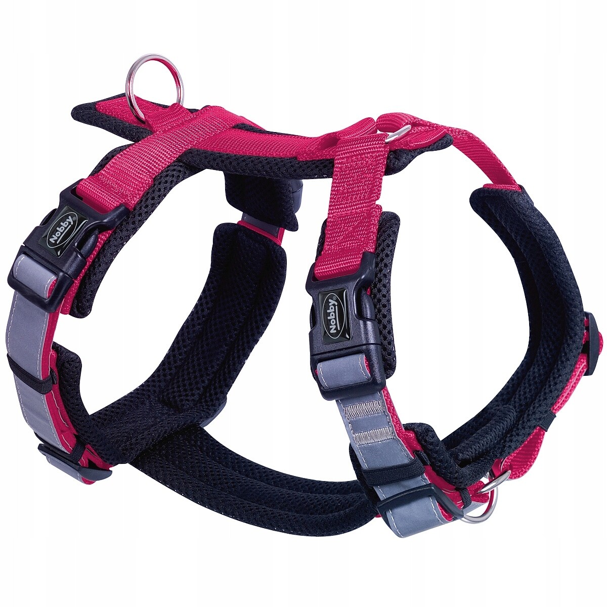 Postroj Nobby Daily Walk Comfort L 42-58 cm malinový