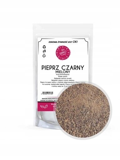 7x Winoszarnia Pepř černý mletý 100 g Vietnam