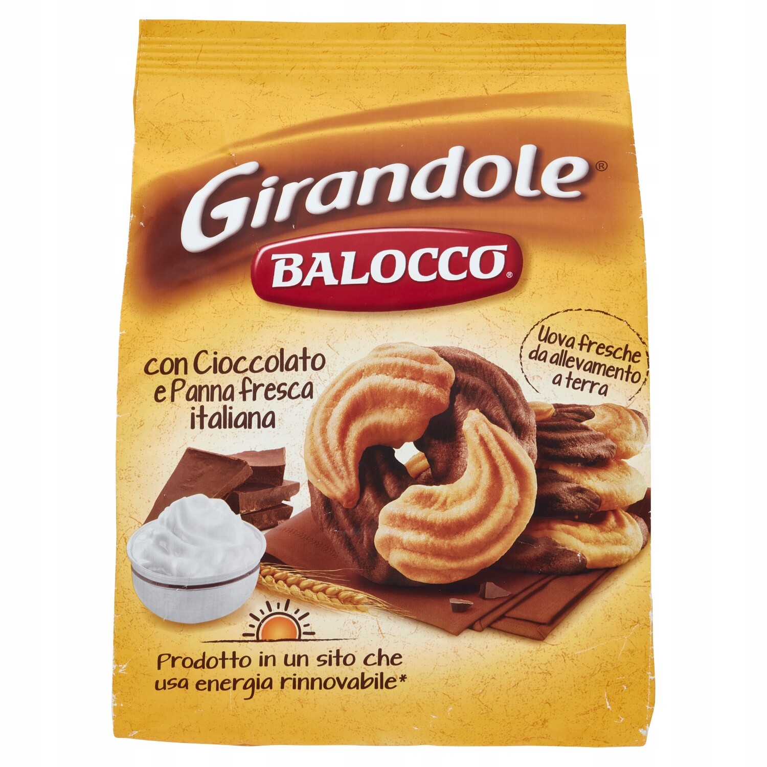 3x Sušenky Biscotto Girandole 700 g Balocco italské křehké