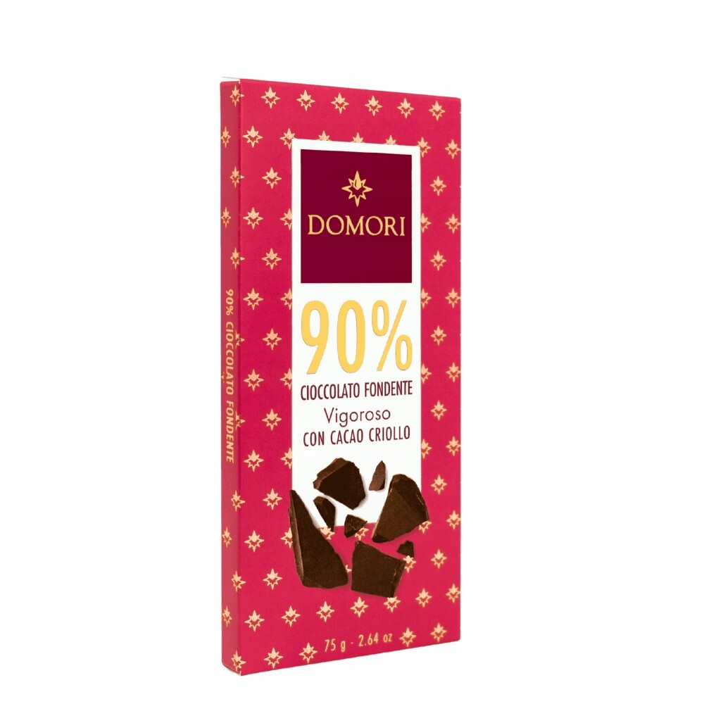 3x Domori tmavá čokoláda 90% Anthology 75 g