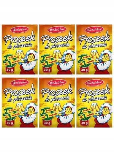 Wodzisław Kypřící prášek 6x30 g