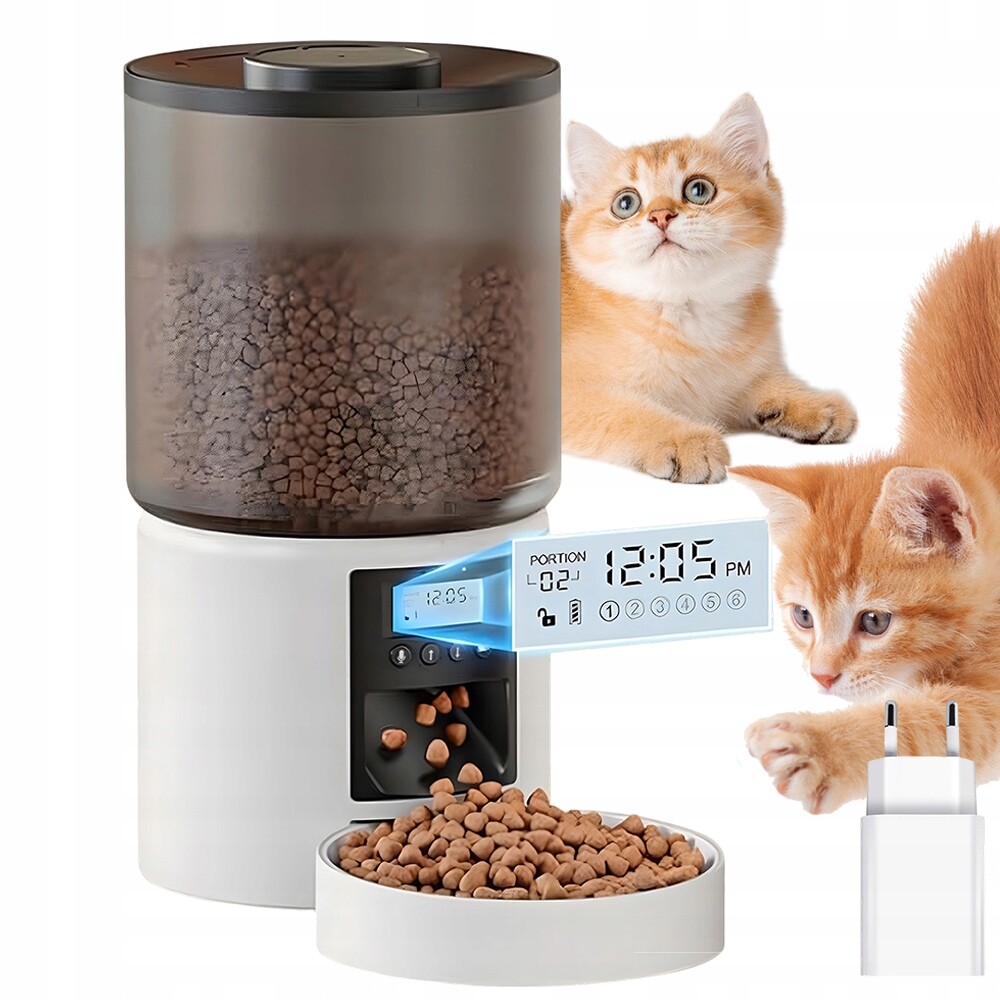 Automatický Podavač 4 L S Ochranou Proti Zatékání Pro Kočky A Psy