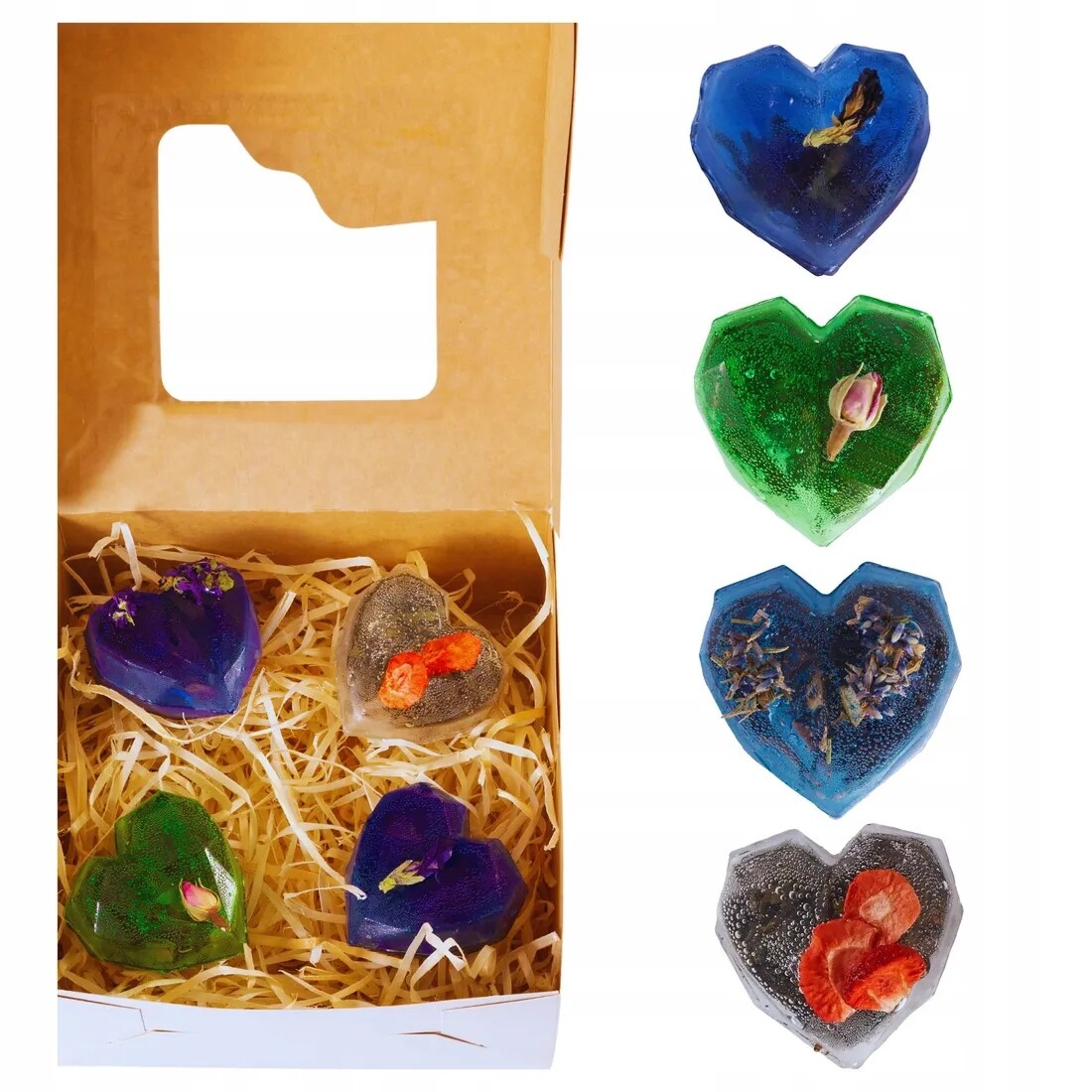 Sada čajů jako Dárek Jack Čajové koule Srdíčka 4 kusy v krabičce