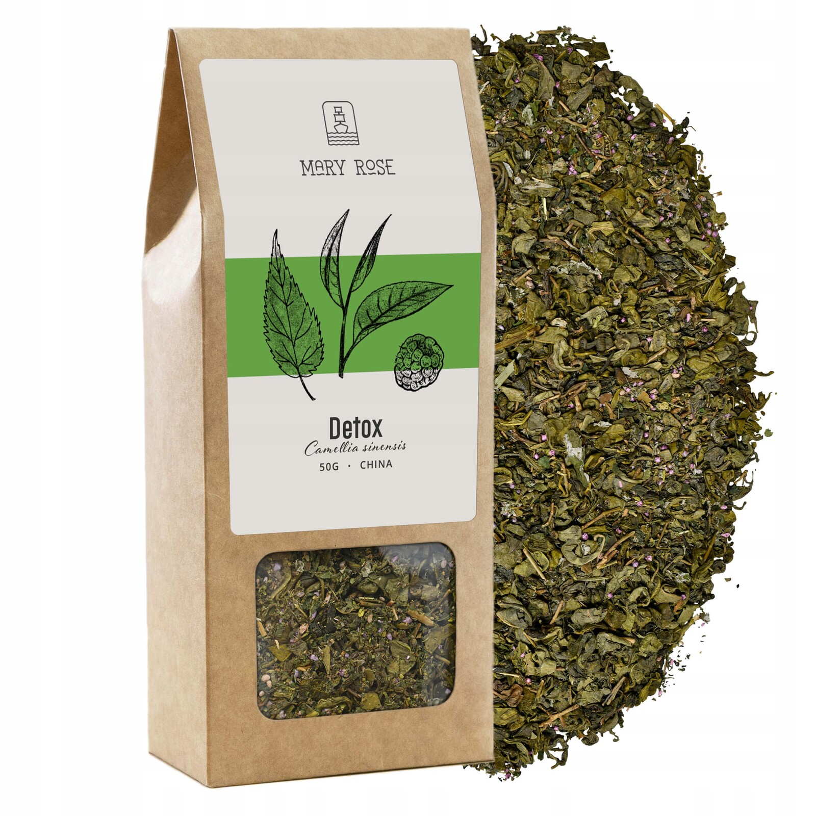 Mary Rose Čaj Zelený Herbal Passion 50 g