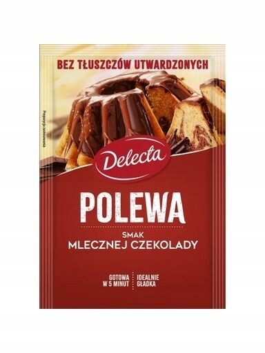 Delecta Poleva s příchutí mléčné čokolády 100 g