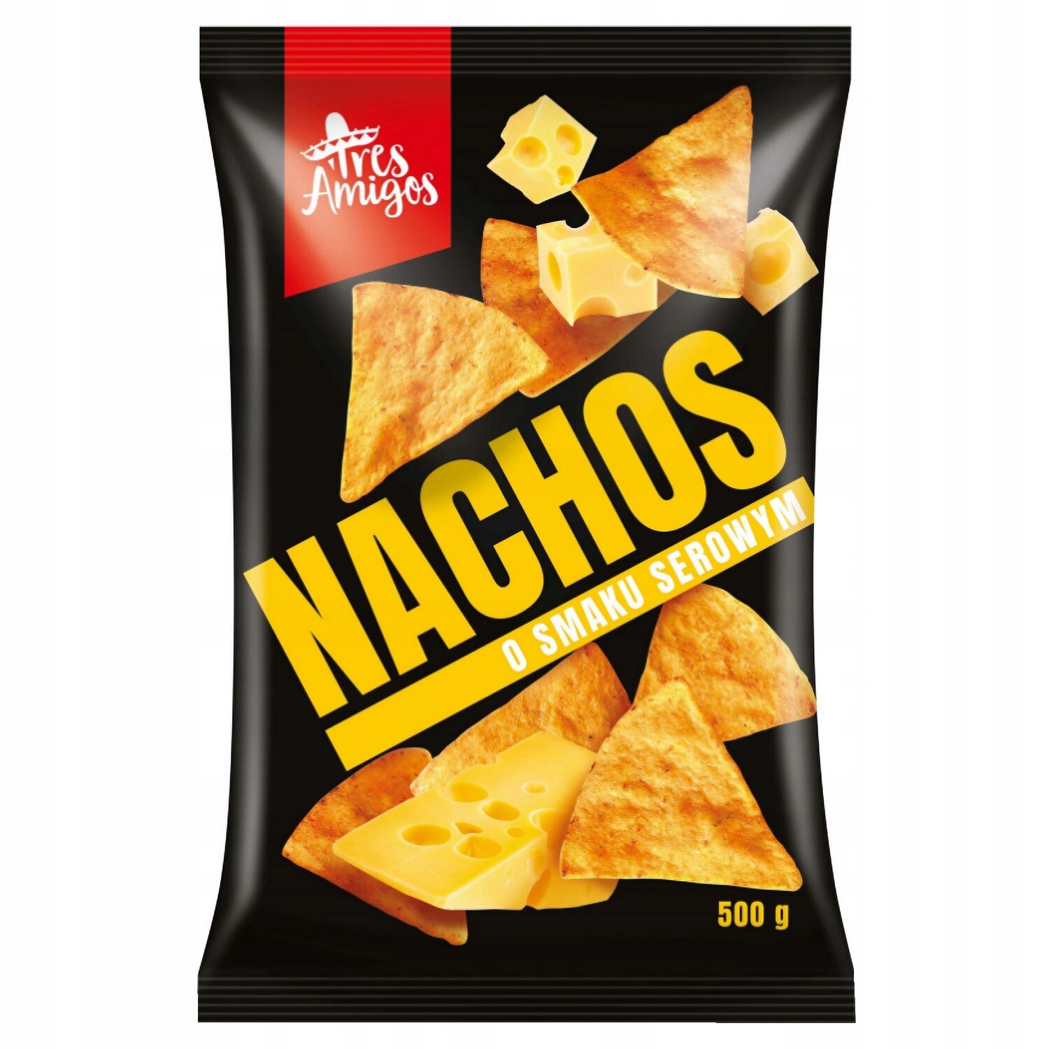 3x Nachos sýrové tortilla Tres Amigos 500g Fanex