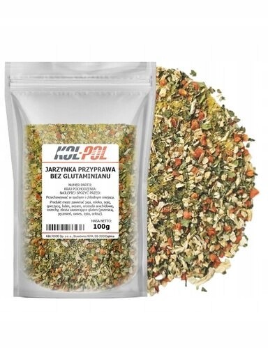 7x Jarzynka Koření Zeleninová 100 g Univerzální bez glutamátu sodného