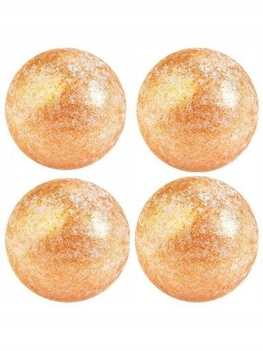 udanewypieki Dekorativní Čokoládové Koule Zlatá perla 4 ks