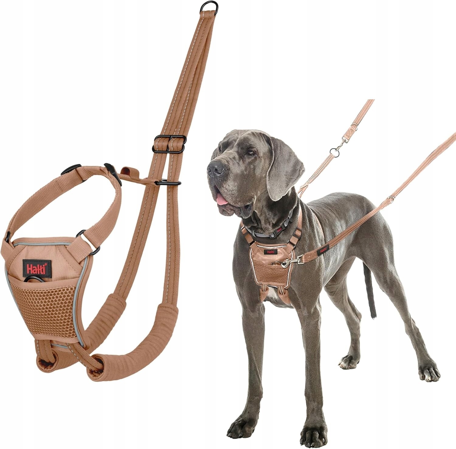 Halti Postroj zabraňuje tahání psa na vodítku Regulovatelný Velikost L
