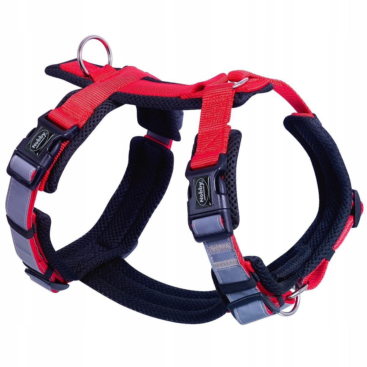 Postroj Nobby Daily Walk Comfort M 36-48 cm červený