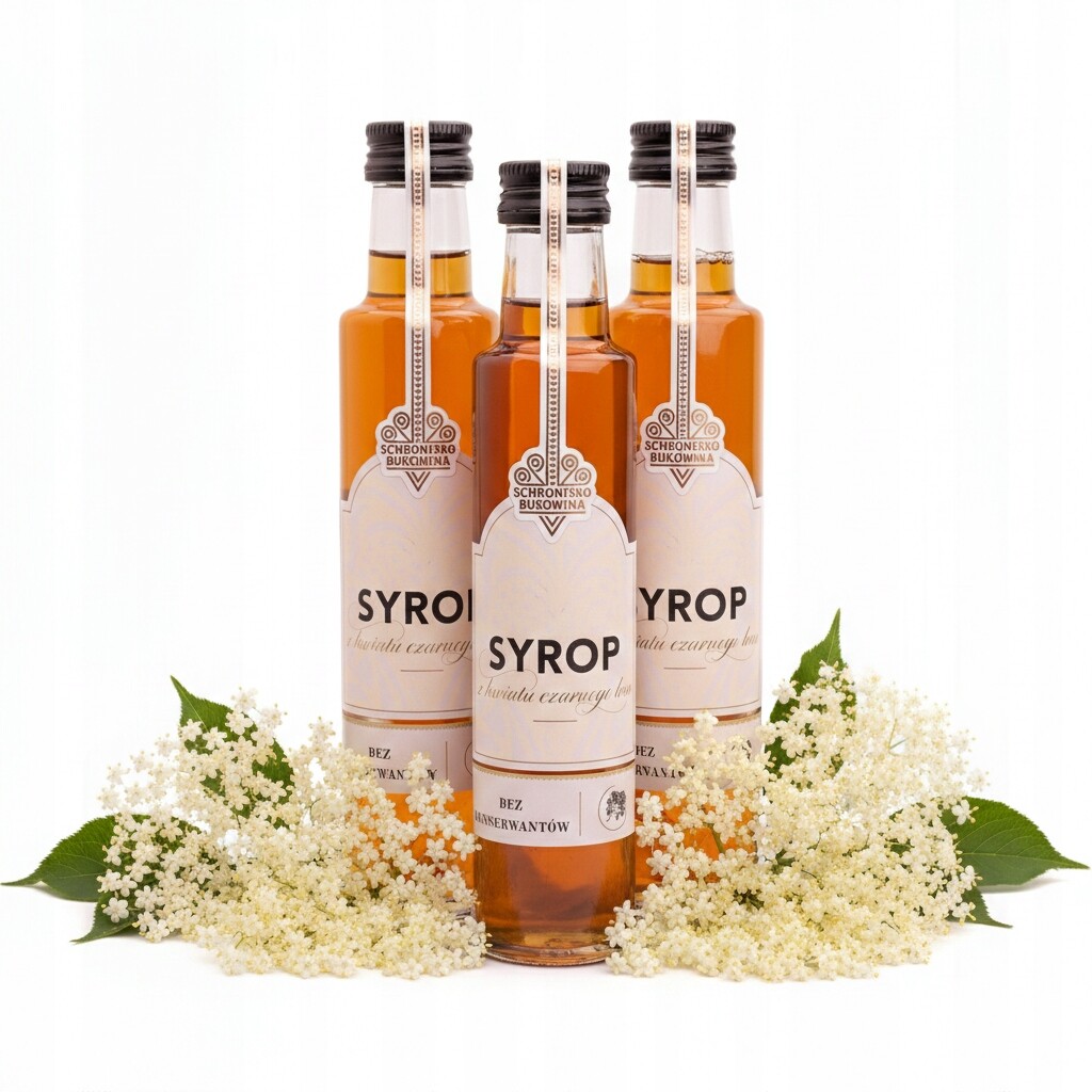 Sirup z květu černého bezu pravý, neochucený, přírodní Hugo