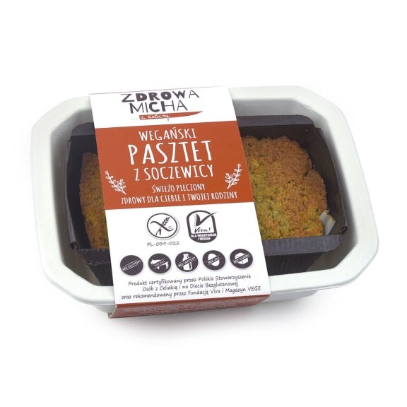 Zdrowa Micha Veganská čočková paštika