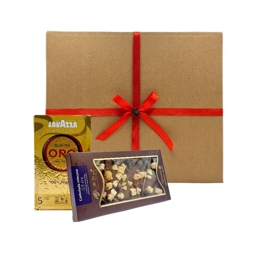 Dárková sada – italská mletá káva a čokoláda M.Pelczar