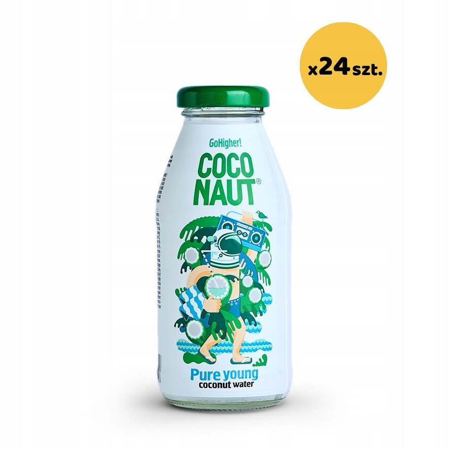 Přírodní kokosová voda 24x250 ml