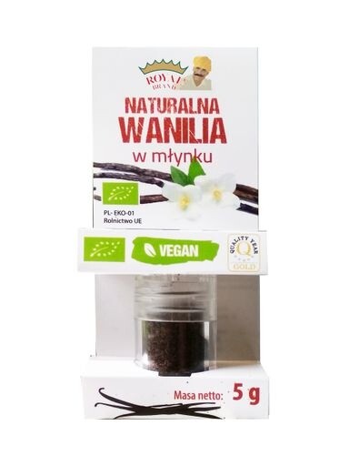 Royal Brand vanilka v mlýnku na mletí Čerstvé dobré kočky