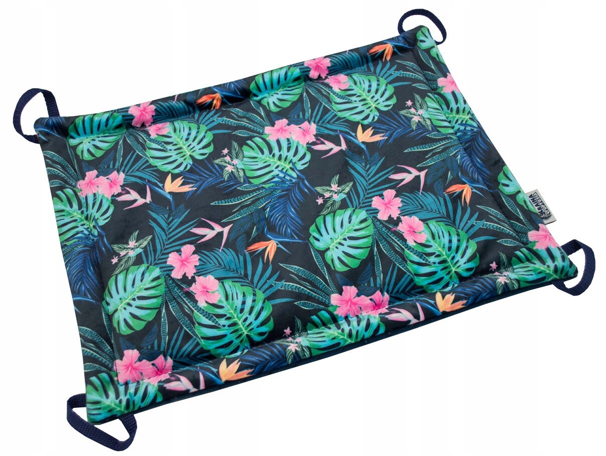 Houpací Síť Pro Králíka Morčete 30X50 CM Tropický Les, Závěsné Lůžko