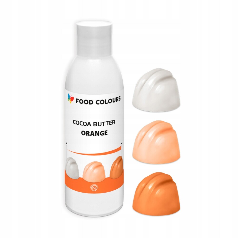 Food Colours kakaové máslo pomeranč oranžová 100 g