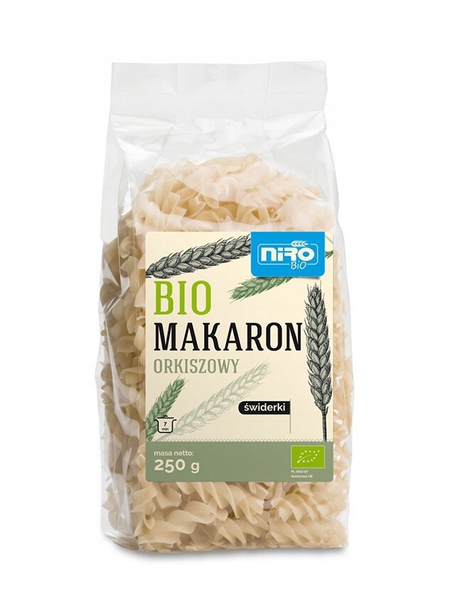 3X Bio Těstoviny fusilli (250 g) Niro Bio