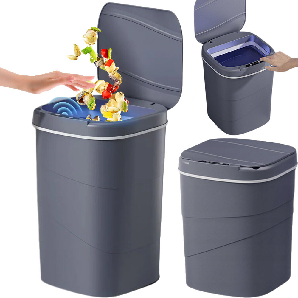 Automatický Koš 17 L S Víkem, Senzor Gesta, Tiché Zavírání Do Domu