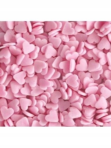 udanewypieki Cukrový Posyp Srdce Srdíčka růžové mini 50 g