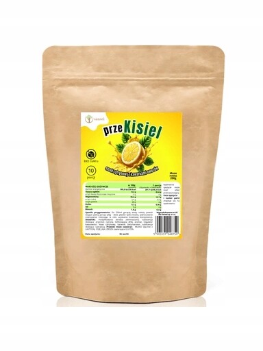 2x Sansei Kysel Bez cukru Citronový s kousky ovoce 200 g