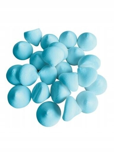 udanewypieki Dekorace Posypka malé sněhové pusinky modré 2 cm 50 g