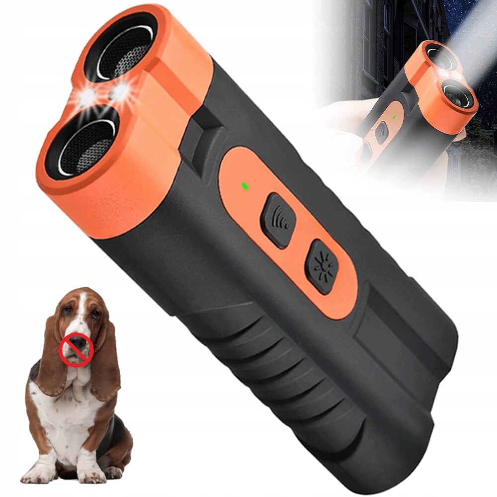 Ultrazvukový Odpuzovač Psů Elektrická Led Lampa Pro Výcvik Psů