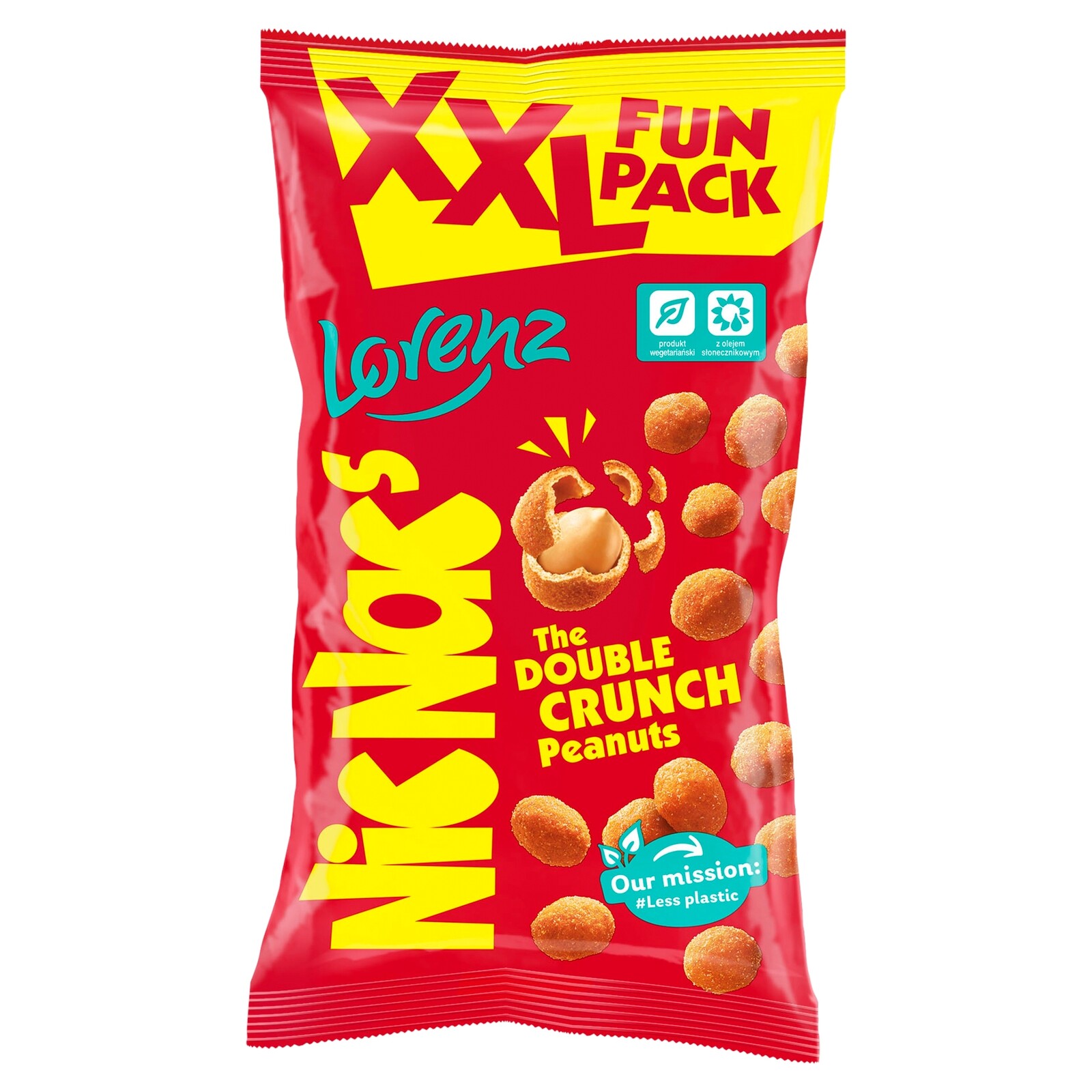 3x Lorenz Nic Nac`s XXL arašídy těstíčku 250 g