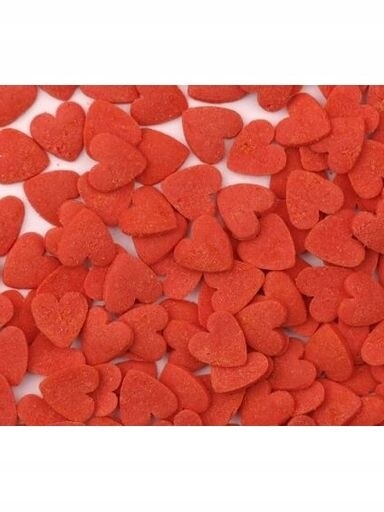 udanewypieki Cukrový Posyp Srdce Srdíčka červená 50 g