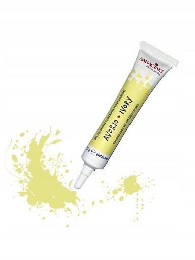 Saracino barvivo gel v tubě Ivory 20 g