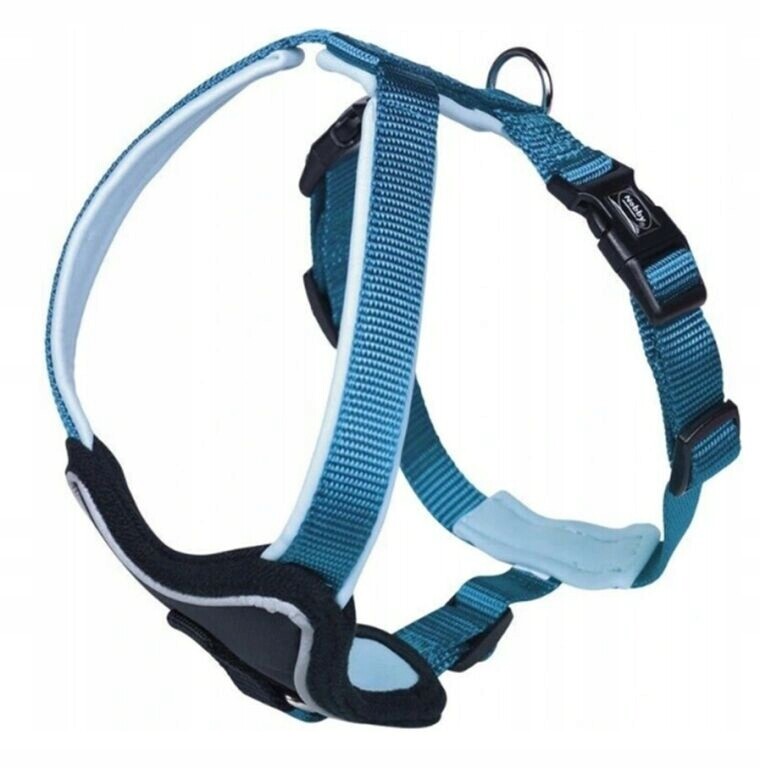 Postroj Nobby Guard Comfort Preno Premium M/L 50-60cm/30mm Modrý