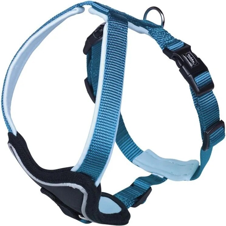 Postroj Nobby Guard Comfort Preno Premium M 45-50 cm/25 mm modrý