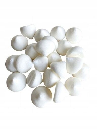 udanewypieki Dekorace Posypka malé sněhové pusinky bílé 2 cm 50 g