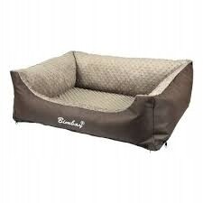 Bimbay pelíšek pro psa hnědá béžová 125 x 90 cm