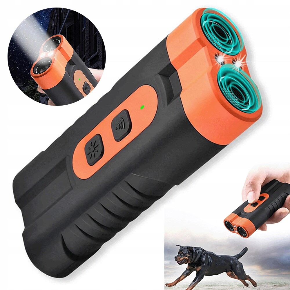 Ultrazvukový Trenér 15-40 Khz Proti Štěkání Pro Agresivní Psy S Led Světlem