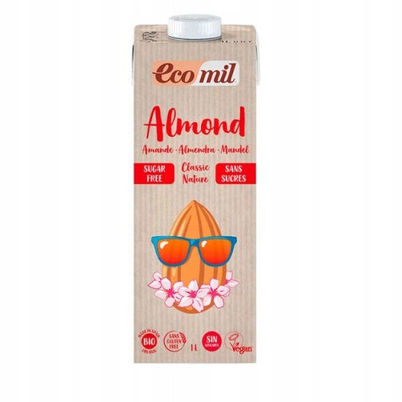 Ecomil Almond Mandlový nápoj Classic bez cukru bezlepkový Bio