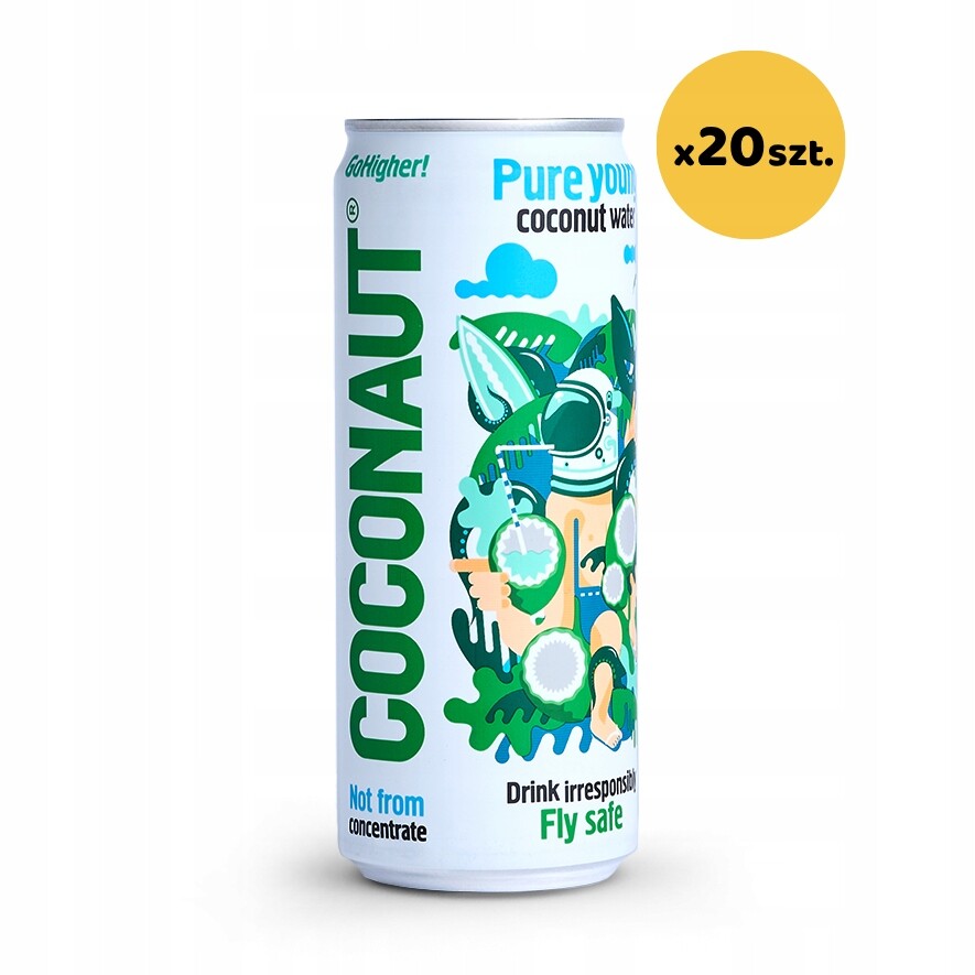Přírodní kokosová voda 20 x 320 ml