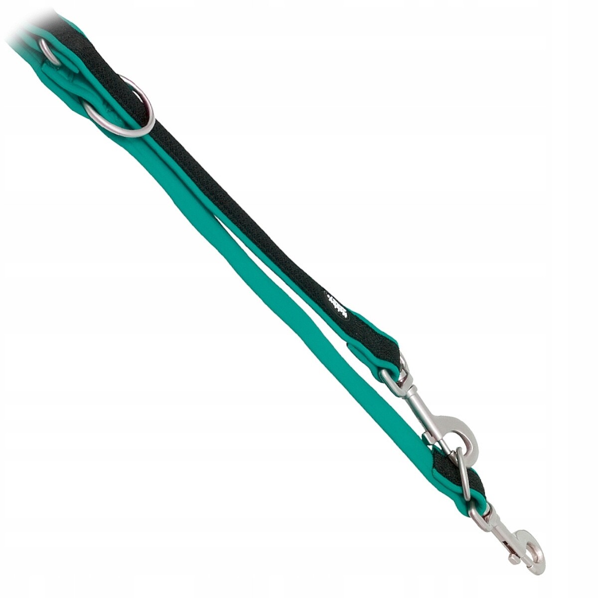 Vodítko Nobby Premium Mesh Preno L-XL 35 mm/200 cm Tyrkysovo-černá