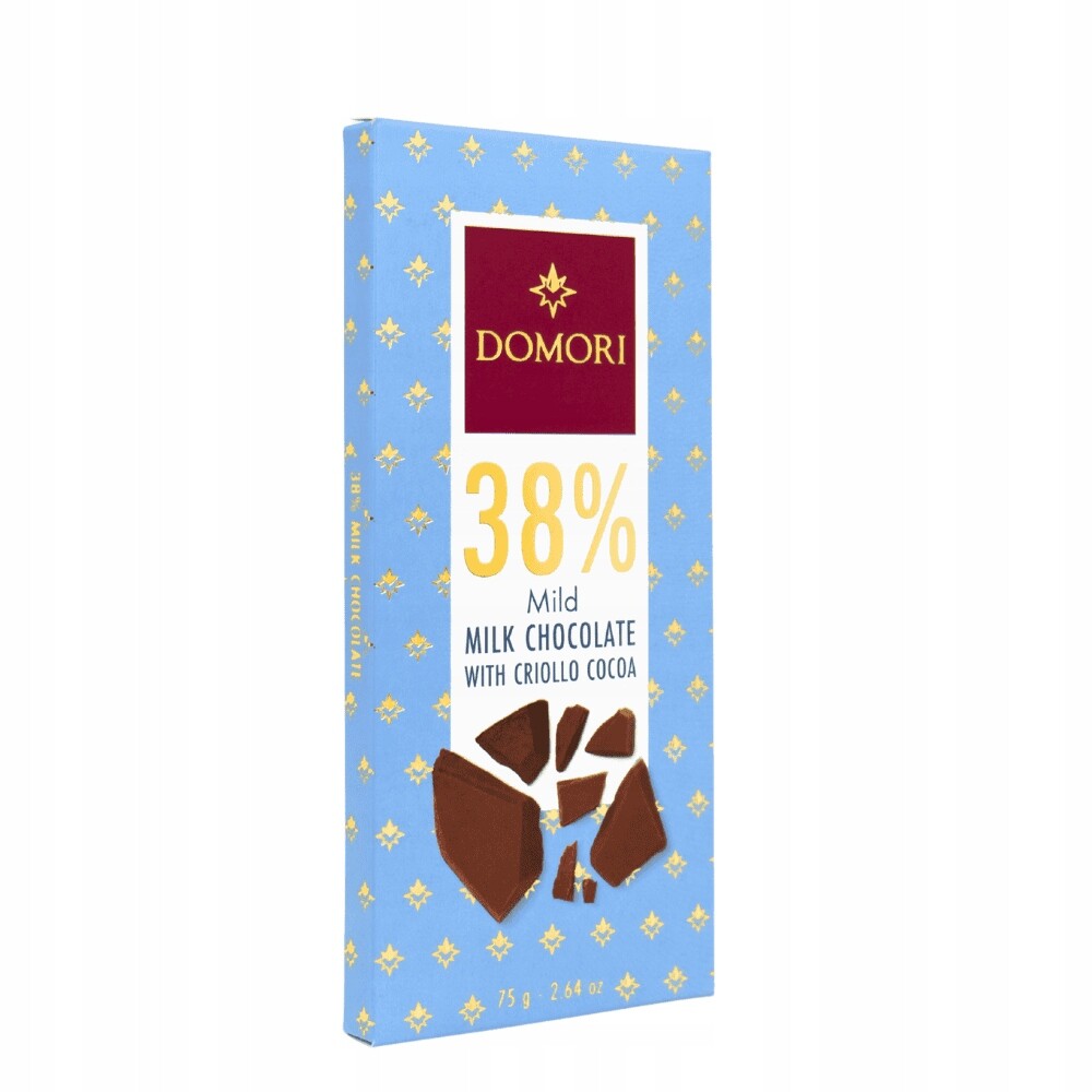 3x Domori čokoláda mléčná 38% Anthology 75 g