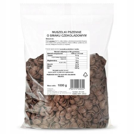 3x Snídaňové cereálie Bakalland Kakaové mušle 1 kg